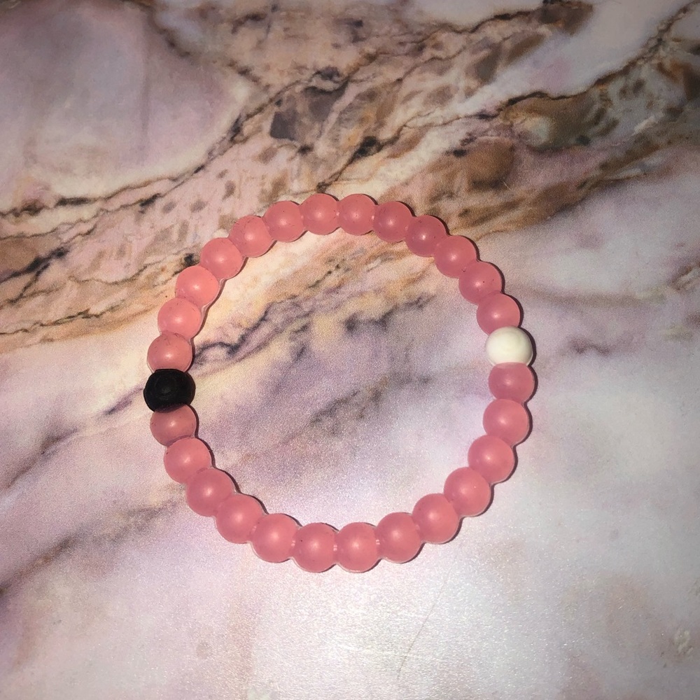 pink Lokai bracelet